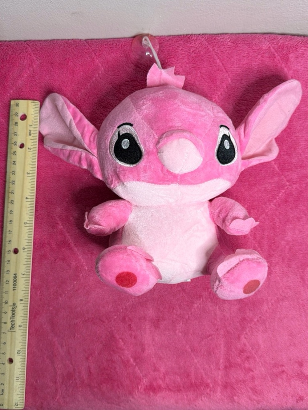 Pink Stitch Plush Toy - Soft Pink Alien Character